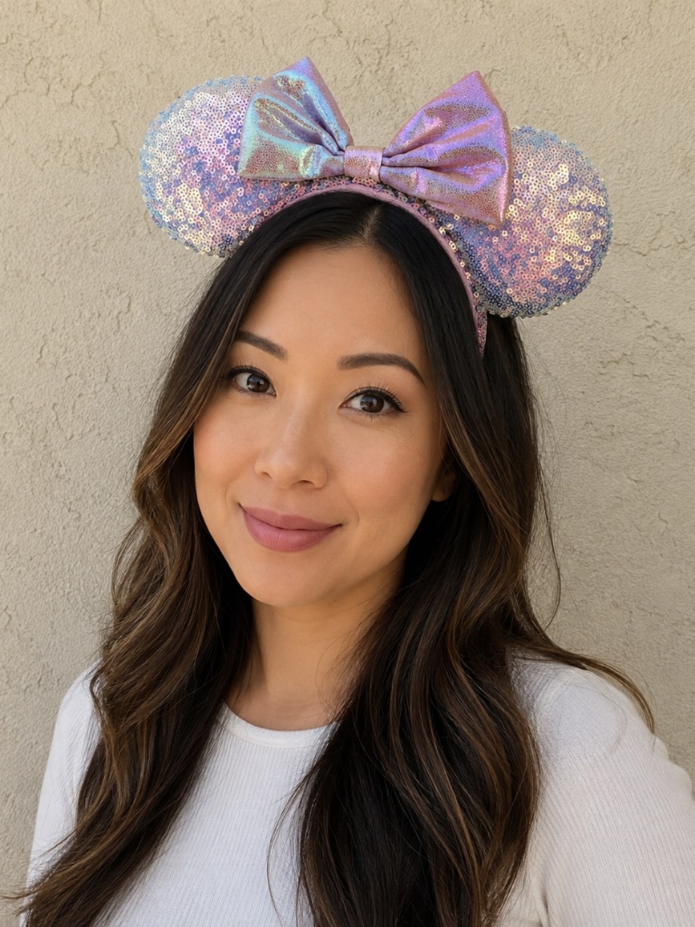 Walt Disney World 50th Anniversary - EARidescent Minnie Ears, Sequins, Brand New